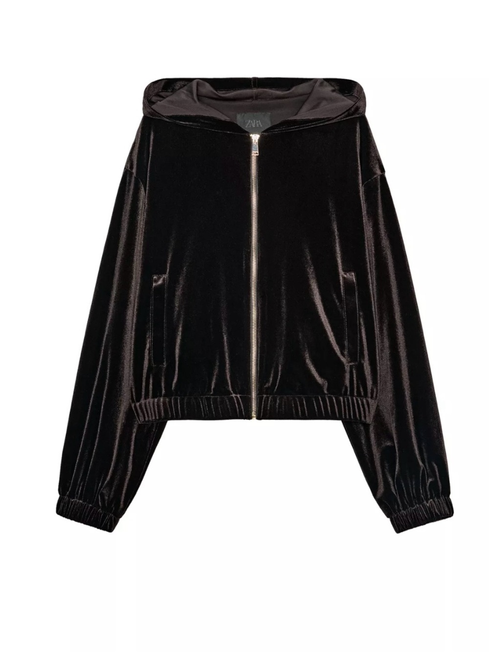 ❤️ ZARA Velvet Zip Hoodie | NWT | JACKET